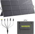 MARBERO 200W Portable Solar Panel for Power Station IP68 Waterproof 200 Watt Foldable Solar Charger &gt23% High Efficiency Compatible with Solar Generator for Camping RV Outdoor Cloudy