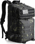 Military Tactical Backpack for Men 45L Molle Army 3 Days Assault Pack Bug Out Bag Water Resistant