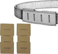 Detachable Horizontal MOLLE Single Module - Hook &amp Loop Adapter for Tactical Waist Rigs Secure Gear with Heavy-Duty Panels
