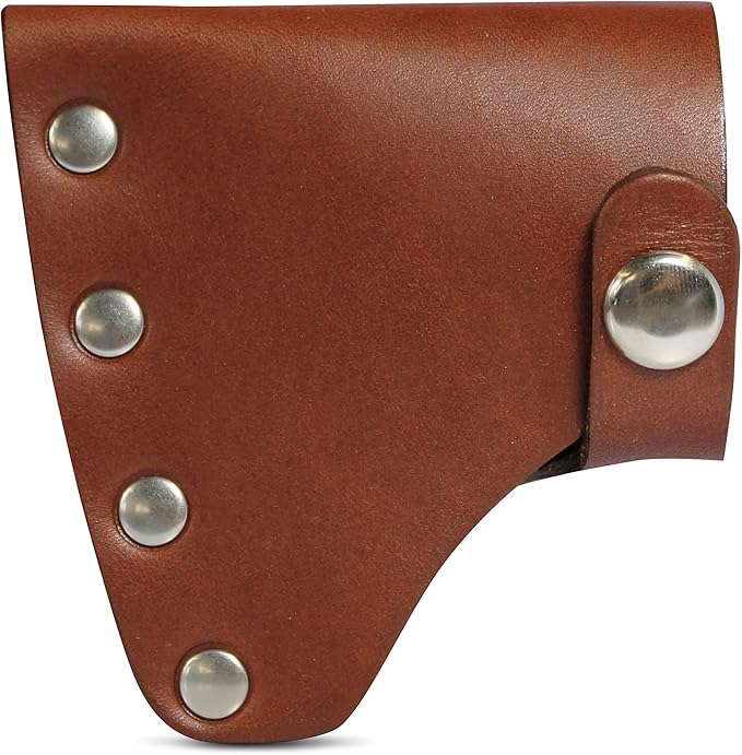 American Bench Craft Leather Hatchet Sheath fits ESTWING Hatchet Sportsman's Axe Models E14A &amp E24A - (Hatchet Not Included) (Brown)