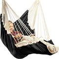 Hanging Hammock Chair Swing – Hanging Chair Outdoor &amp Indoor - Hammock Swing Chair – Quick &amp Easy Setup with Hardware Kit – Durable &amp Spacious Full Body Support – Holds 440 Lbs