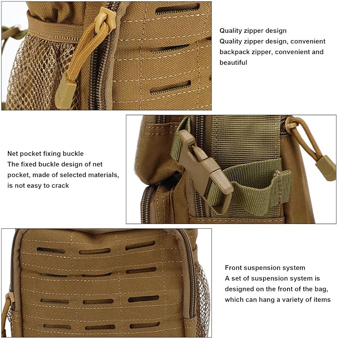 Outdoor Chest Sling BagPack for Camping TravelingWaterproofMultifunction