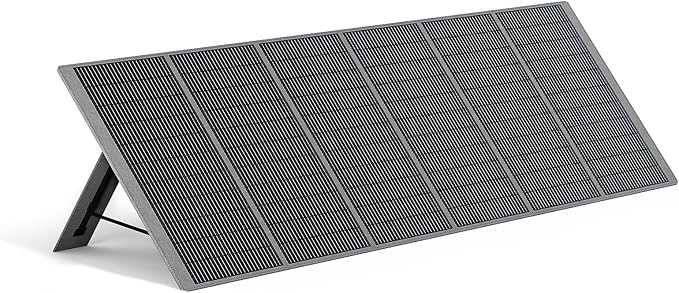 AFERIY 400W ETFE Solar Panels for Power Station 23% Conversion Efficiency with Adjustable Kickstand IP65 Waterproof USB Output Solar Panels for Outdoor Camping RV Emergency Home Use
