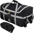 REDCAMP 85L/120L/140L Foldable Duffle Bag with Wheels Large Travel Duffel Bag
