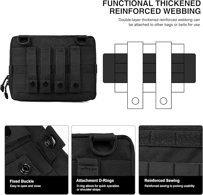 Mardingtop 28L Tactical Backpack for Men with Molle Pouch Tool Utility Pouch Bag