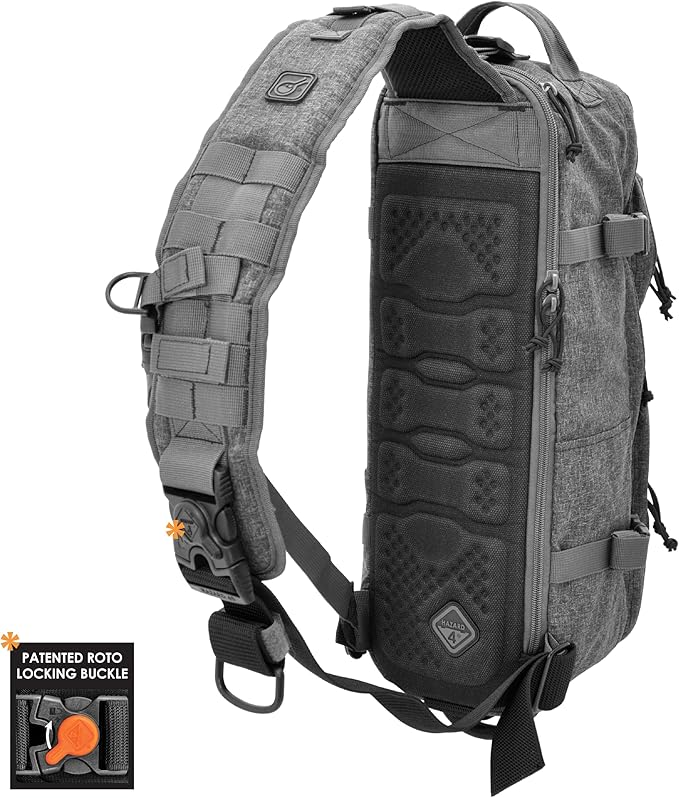 Grayman(TM) Plan-B Light Go-Bag Sling Pack by Hazard 4(R) - Gray  Large