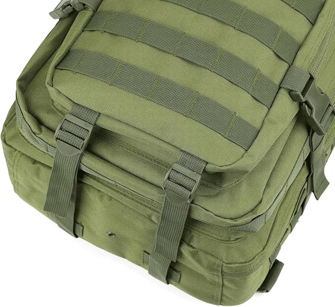 Military Tactical Backpack Large Army 3 Day Assault Pack Molle Bag Backpacks (ACU Camo) (Army Green)