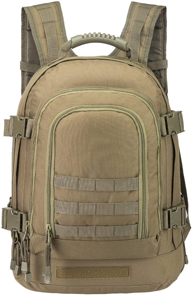 Greencity Laptop Backpacks Tactical 3 Day Expandable Bug Out Bag Classic Case Travel HikingGreen