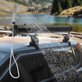 Portable Car Camping Shower Kit Roof Rack Water Tank Car Shower Roof Rack Mount Road Shower Self-Pressurized Water Tank for Camping Shower 4.76加仑/18升