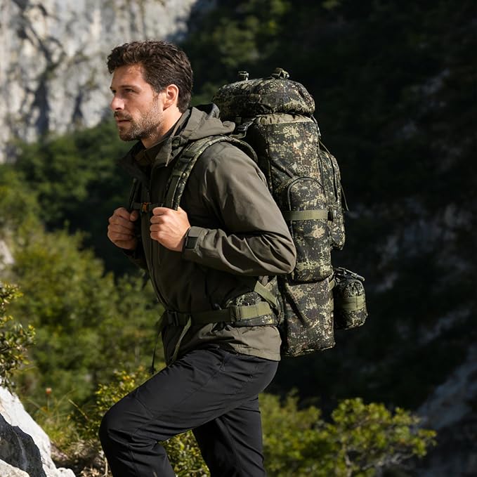 100L Camping Hiking BackpackMolle military Tactical rucksack backpackWaterproof Lightweight Hiking Backpack