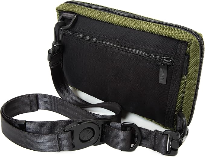 Manhattan Portage x Everyday Carry Atlas Sling V2 Hybrid Gear Organizer Pouch Sling Bag Constructed From Heavy Duty 1680D Cordura Ballistic Nylon (Olive)