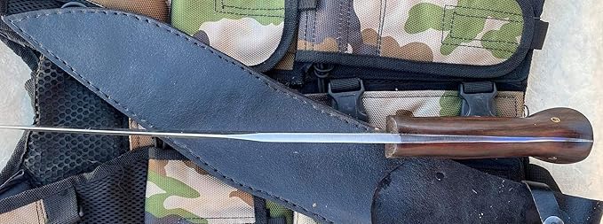 12 D-Guard Handle Farmer Rust free Kukri - Survival Hunting Khukuri High Carbon Steel Fishing Knife Outdoor Camping Tool Activities