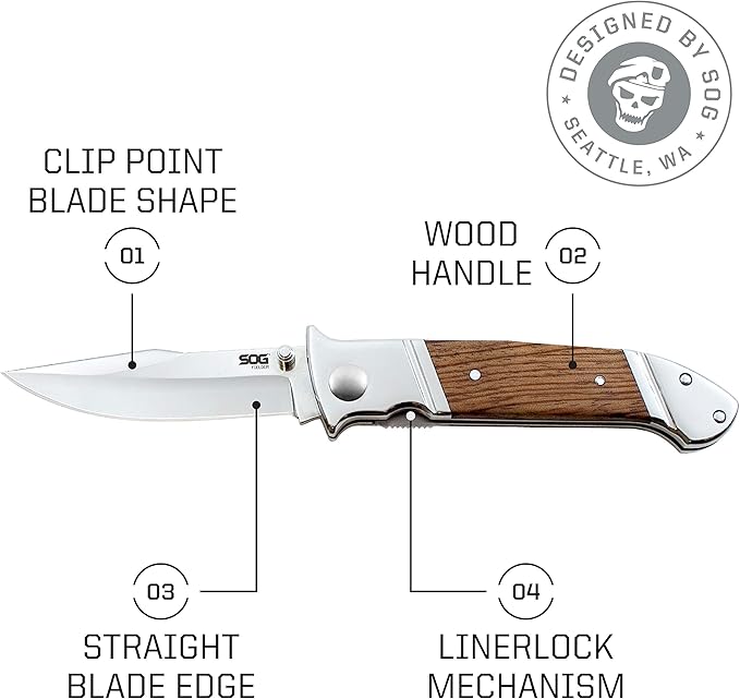 KNIFE SOG FIELDER NON-ASSISTED