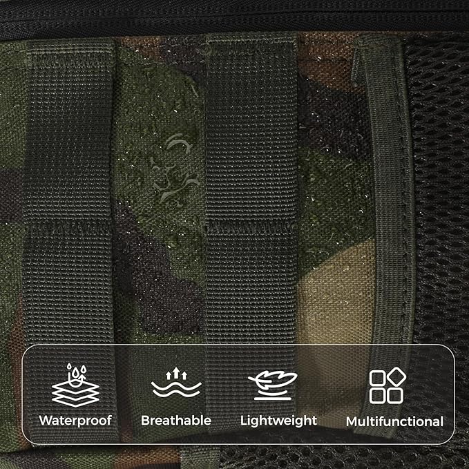 9L Mini Tactical Backpack for Men WomenSmall Military Tactical Backpack for SportGymHikingTravelCamping (Jungle Camo)