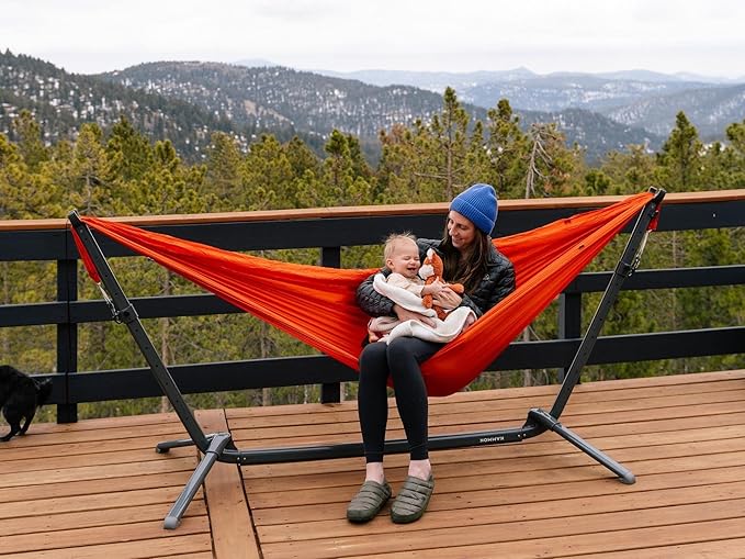 Kammok: Swiftlet Portable Hammock Stand | Lightweight 15lbs Easy Fast Setup Chair Mode. (Carry Bag with Straps. Made for Home-to-Travel Camping Park Backyard) *Hammock Sold Separately*