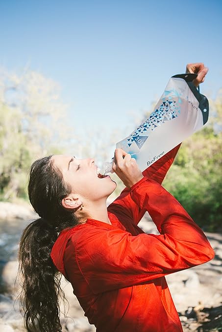 Katadyn BeFree 3.0L Water Filter Fast Flow 0.1 Micron EZ Clean Membrane for Personal or Small Group Camping Backpacking or Emergency Preparedness (8019640)
