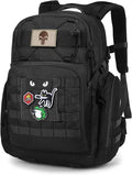 Mardingtop Military Tactical Backpack for Men 40L Molle Rucksack EDC Daypack for HikingTravelCamping Hunting(With 10Pcs Patches and 3Pcs Buckles)