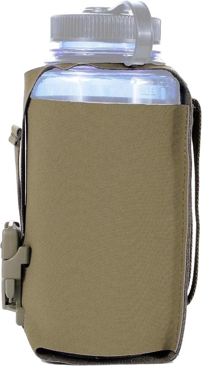 Water Bottle Holder MolleJX Tacfancier Tactical Water Bottle Pouch for Belt Backpack Chest Rig Canteen Pouch for 32oz Nalgene