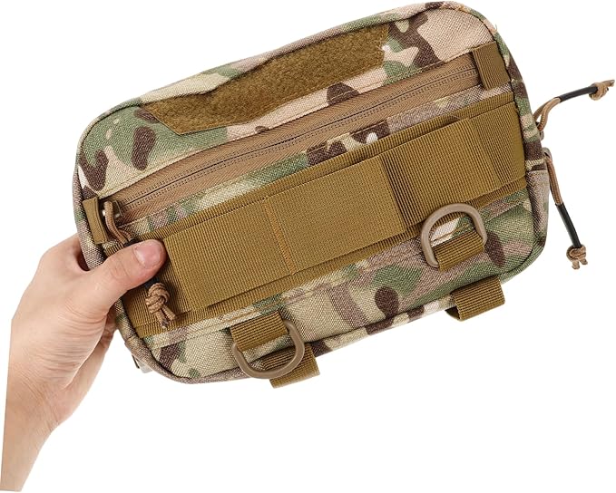 WOONEKY Multi-Purpose Camouflage Chest Pack for Men Lightweight Wear-Resistant Gear Holder Adjustable Fanny Pack for Outdoor Hiking and Running