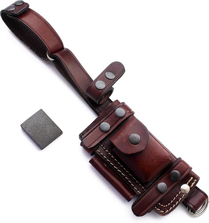 GCS Knives Custom Sheath - Dual Carry Full Tang Tactical Knife Sheath for Hunting Survival and Self-Defense - Horizontal/Vertical Carry Options GCS182