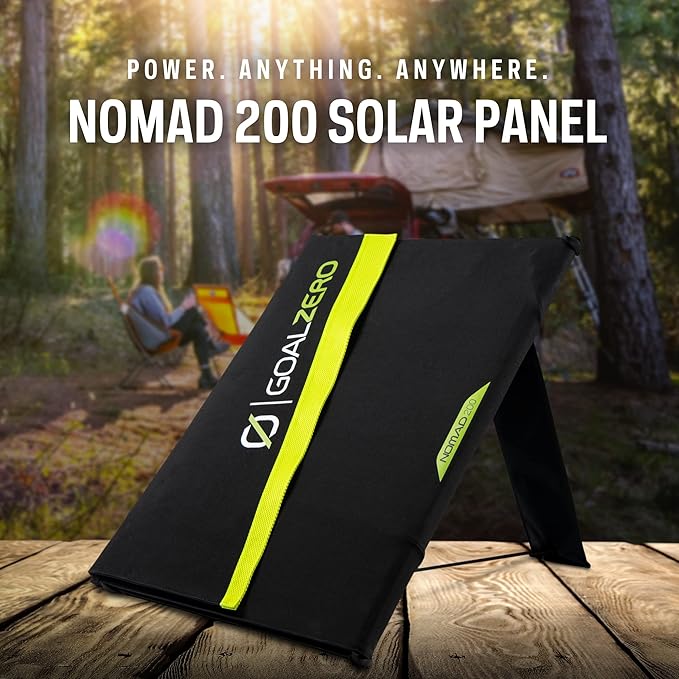 Goal Zero Nomad 200-Watt Solar Panel Folding Solar-Panel Charger with Kickstand Portable Solar-Panel Power