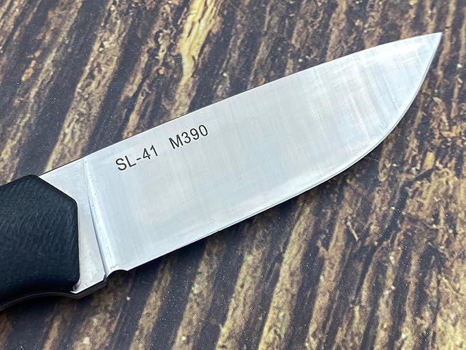TWO SUN SixLeaf SL-41-G10 Micro Fixed Blade Knife M390 Steel G10 handle Belt Sheath EDC Mini Tool