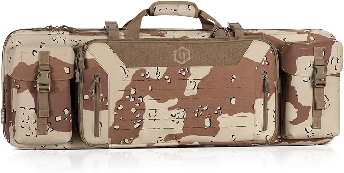 Savior Equipment Urban Warfare Tactical Double Long Gun Bag Case Backpack w/Pistol Handgun