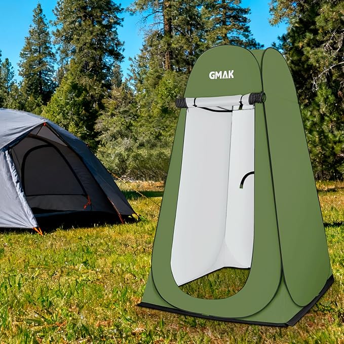 GMAK Pop Up Privacy Shower Tent Portable Pop Up Beach Dressing Changing Room UV/Rain Outdoor Privacy Shelter Camping Tents Shower Room Toilet Shelters for Outdoor Hiking Beach Picnic Fishing Green