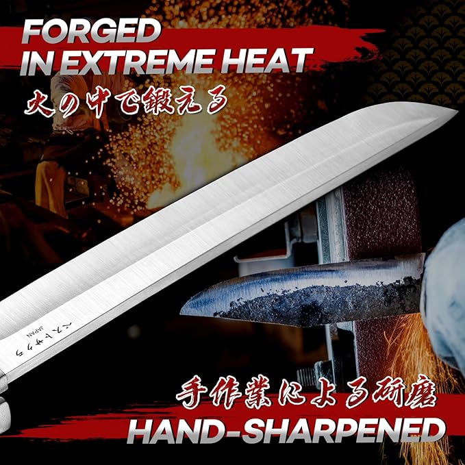Purple Dragon Japanese Fixed Blade Knife with Engraved Sheath for Belt Tanto Knife D2 Steel Samurai Knives with Wooden Handle for Camping Outdoor Mini Katana Gifts for Men