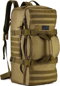 Protector Plus Tactical Travel Backpack 60L Military MOLLE Duffel Bag (Rain Cover &amp Patch Included)