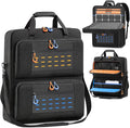 Solar Panel Storage Bag Padded Carrying Case Fits for 2 Panels Water-Resistant Protective Travel Organizer Compatible with Jackery SolarSaga 100W 100X 200W Anker SOLIX ZOUPW
