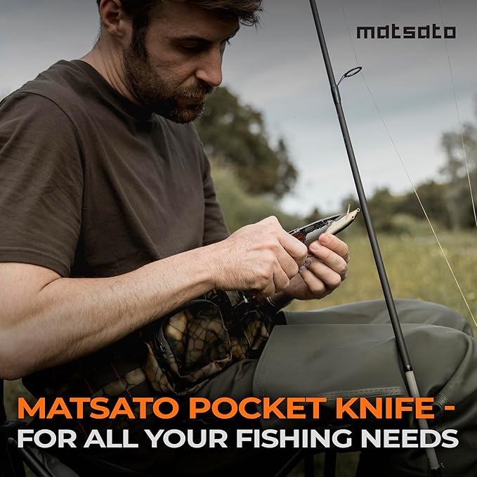 Matsato Folding Pocket Knife Small Pocket Knifes for Men &amp Women EDC Camping Knive Tactical Survival Knife Compact Folding Knife for Hunting Fishing Hiking and Outdoor Adventure 2.55 Inch bl
