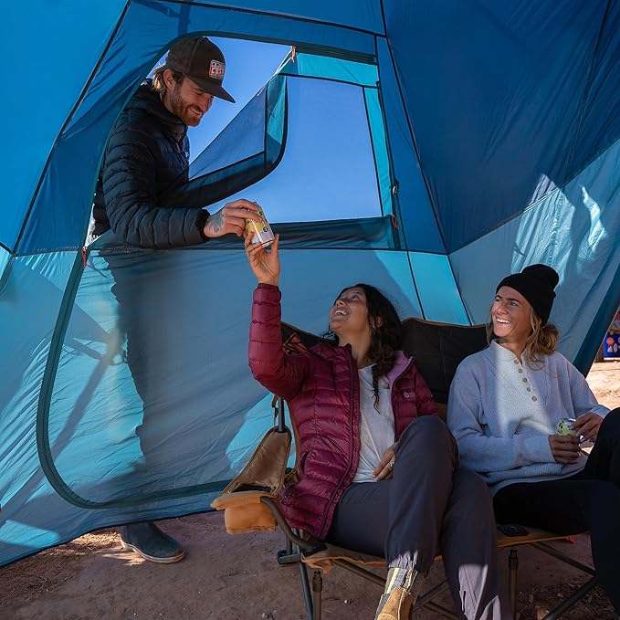 Kelty Highroads Overlanding Shelter - Universal Mount Car Camping Tent with Large Zippered Entry Aluminum Frame Adjustable Walls and Windows UV Protection Rainproof Stuff Duffel Included 2024