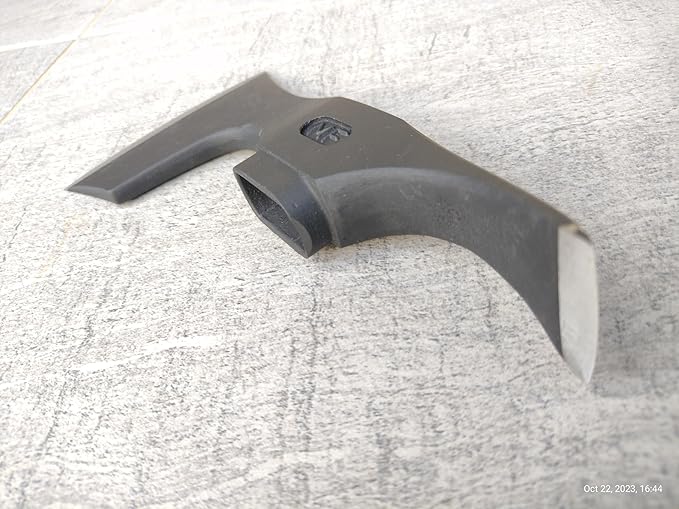 Carbon Steel Axe Adze Head Bearded Hatchet Axe Head with Adze Blade - Two Blades Tool