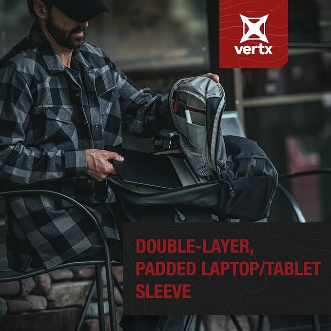 Vertx Urban Ghost Tactical Backpack (20L) – Durable Ripstop CCW Carry Pack with Rapid Access Tab Lockable Zippers Shock Cord - One Size
