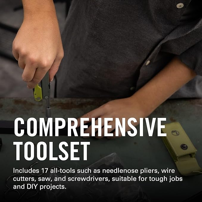 LEATHERMAN Rebar Multitool with Premium Replaceable Wire Cutters and Saw Burnt Sienna