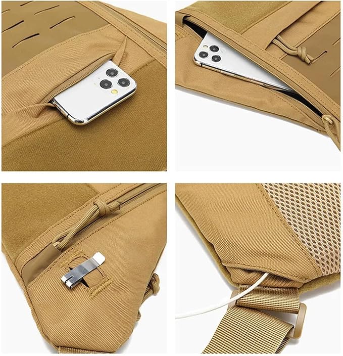 Sports Personal Anti-Theft Crossbody Bag Sports Running Invisible Wallet Leisure Multi-Functional Anti-Splash Men's Chest Bag