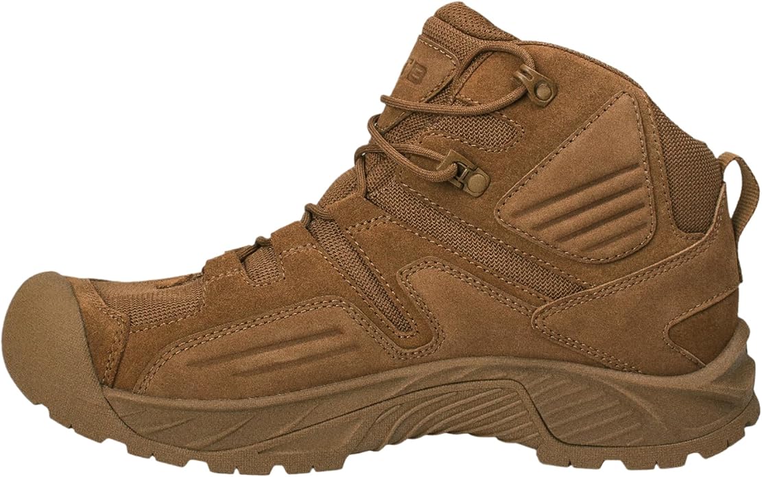 OTB Incline Mid Tactical Boots – Waterproof 6” Lightweight Work Boots with GRIP-STIK Rubber Outsole with Fast Rope Guard