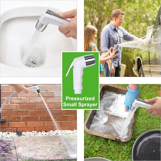 KEDSUM Portable Shower Portable Camp Shower Pump with Rechargeable Battery Portable Shower for Camping Portable Outdoor Shower Head for Camping Hiking Traveling(+ Handheld Sprayer)