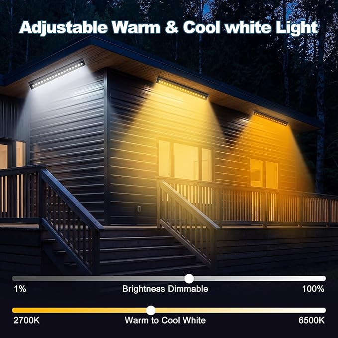 Smart LED Light Bar 20 – WiFi App &amp Remote Controlled RGB Wall Washer 2700K-6500K Tunable White 100% Dimmable IP65 Waterproof Outdoor Light Fixture Voice Control for Patio Garden Stage