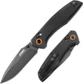 Tactical Knife Pocket Folding Knife Survival Knife Axis Lock Knife 3.39'' 440C Stainless Steel Blade G10 Handle Perfect for Camping Survival Christmas Gifts for Men &amp Women