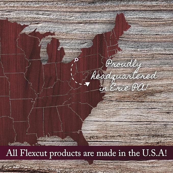FLEXCUT KN13 Detail Knife – 1.50″ High-Carbon Steel Blade Very Fine Point Ash Wood Handle 0.15 lb Made in USA