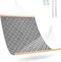 Lazy Daze Hammocks Quick Dry Hammock with Spreader Bar Textliene Fabric Double 2 Person Hammock with Chains Outdoor Patio Poolside Backyard Beach 450 lbs Capacity Four Leaf Clover