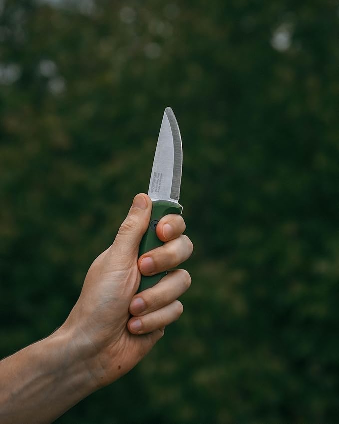 BPSKNIVES Season Series Spring - Kids First Knife - Bushcraft Knives for Boys - Whittling Knives for Kids - Safe Kid Knife with Sheath &amp Rounded Tip - Camping Knife - Gift for Boys