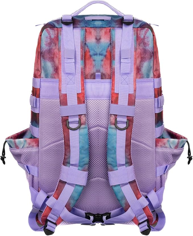 55L Military Tactical Backpack - Bug Out Bag with MOLLE System for Hiking(Nebula camouflage)