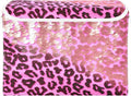 Leopard Gradient Glitter Decoration Sequins Peach Purple Storage Containers with Lids Collapsible Organizing Bins Storage