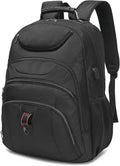 Extra Large Laptop Backpack for Men37L Gaming Laptop Backpack18.4Inch Travel Backpack with USB Charging Port Business Flight Approved -Big Capacity Computer Bag College Bookbag Black Black