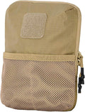 VIKTOS Hookie Bag EV | Mid-Sized 9 H x 7 W x 2 D EDC Tactical Gear Storage Pouch w/Zippered Compartment External Mesh Pockets Molle Hook Backing Loop ID Panel
