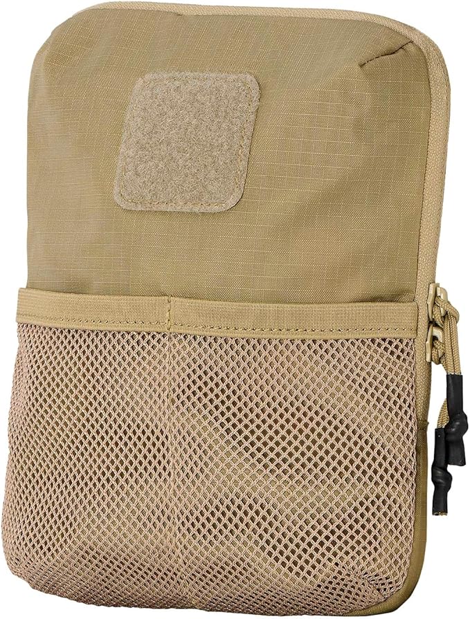 VIKTOS Hookie Bag EV | Mid-Sized 9 H x 7 W x 2 D EDC Tactical Gear Storage Pouch w/Zippered Compartment External Mesh Pockets Molle Hook Backing Loop ID Panel