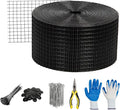 6in x 120ft Solar Panel Bird &amp Critter Guard Kit Includes 100 Fastener Clips 100 Cable Ties Gloves Pliers &amp PVC Coated Wire Mesh for Bird Critters Control